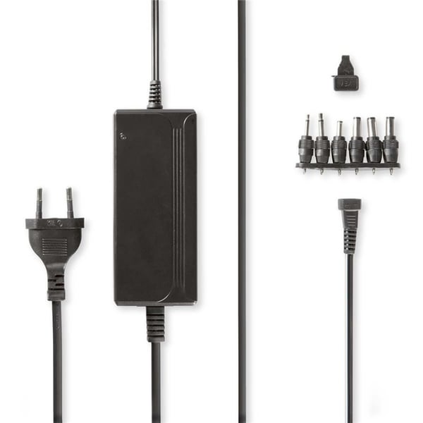 Nedis Universal AC Power Adapter | 36 W | 5 / 6 / 7.5 / 9 / 12 / 13.5 / 15 V DC | 3.60 m | 2.4 A - 3.0 A A | 6 plug(s) | Sort