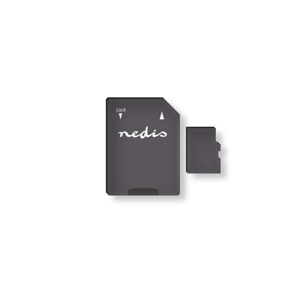 Nedis microSD-hukommelseskort | microSDHC | 32 GB | Skrivehastighed: 45 MB/s | Læs hastighed: 100 MB/s | UHS-I | SD adapter inkluderet