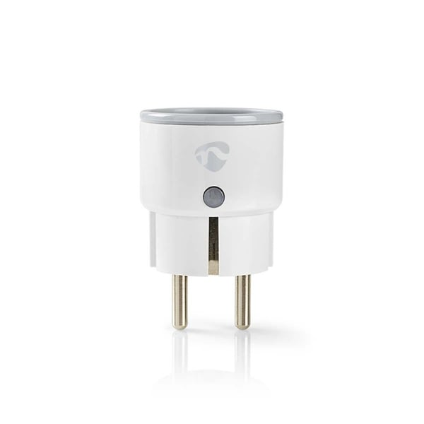 Nedis SmartLife Smart Plug | IP21 | Effektmåler | 2500 W | EU stik / Type F (CEE 7/7) | -10 - 40 °C | Android™ / IOS | Hvid | 1 stk