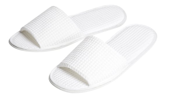 Queen Anne, Slipper Waffle str. 36-39, Hvit