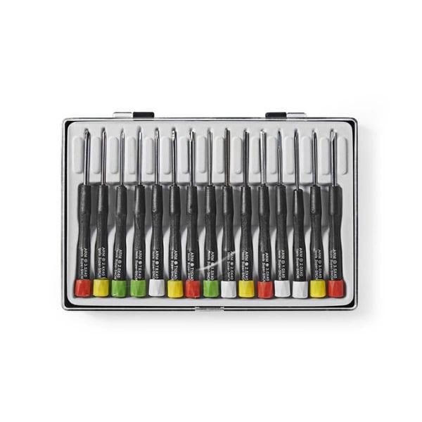 Nedis Precision Skruetrækker Sæt | 3x PH / 4x Flat / 4x Hex / 4x Tx