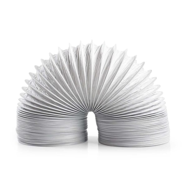 Nedis Aftræksslange PVC | 100 mm | 3.00 m | Egnet: Luftventilation / Tørretumblere | Hvid