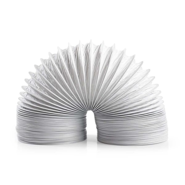 Nedis Air Outlet Hose PVC | 100 mm | 6.00 m | Egnet for: Luftventilasjon / Tørketromler | Hvit