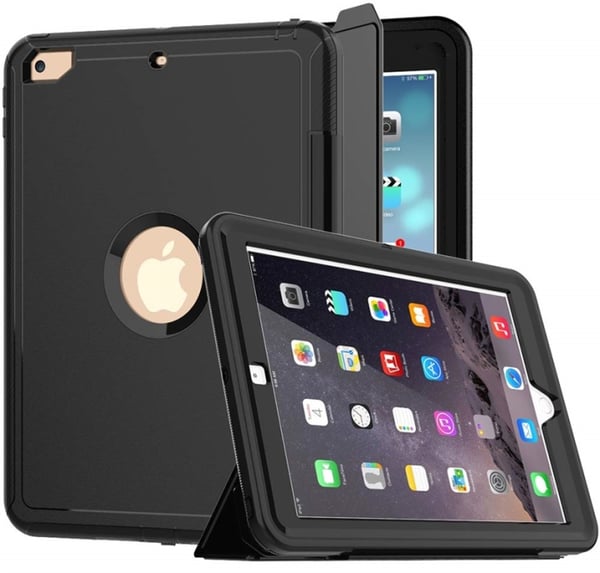 Fuld dækkende skal med indbygget skærmbeskyttelse, iPad mini 1/2/3 Fuld dækkende skal med indbygget skærmbeskyttelse, iPad mini 1/2/3