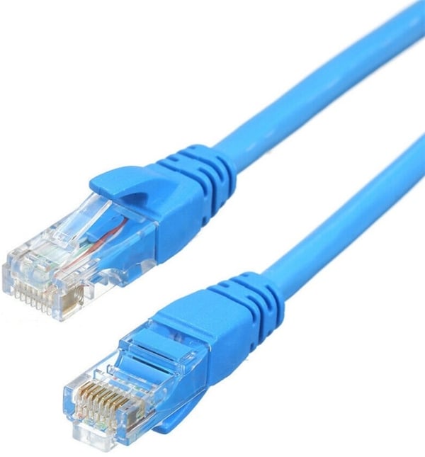 NORDIQZENZ Nettverkskabel UTP RJ45 Cat6 5m, Blå