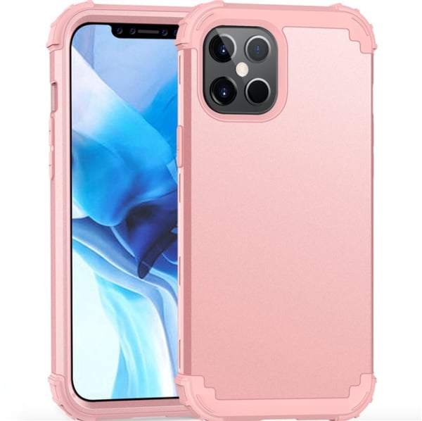 Iskunkestävä kuori iPhone 12 miniin, vaaleanpunainen Iskunkestävä kuori iPhone 12 miniin, vaaleanpunainen