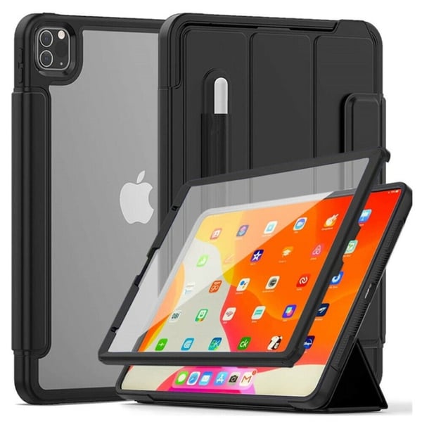 Beskyttelsesetui til iPad Air 4 2020 med penholder, Sort