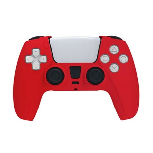 Silikongrep for håndkontroll til Playstation 5 (PS5), Rød Silikongrep for håndkontroll til Playstation 5 (PS5), Rød