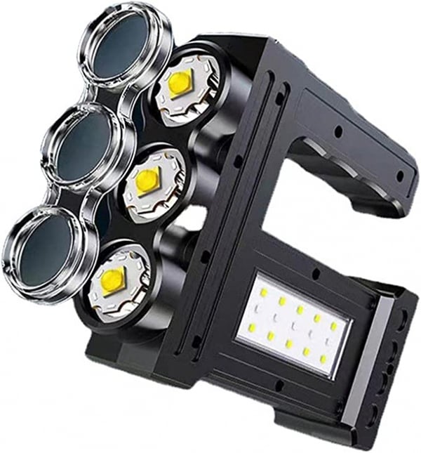 Multifunktionel og kraftfuld LED lommelygte