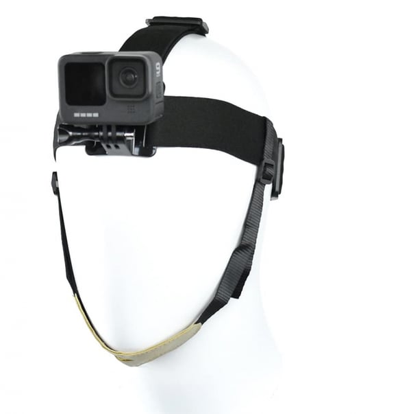Hodebånd med hakestropp til Go Pro
