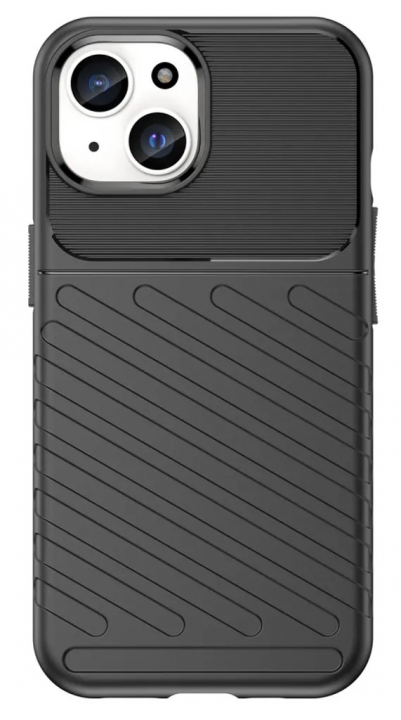 TPU-deksel for iPhone 15 Pro, svart