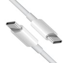 USB-C-kabel - 1,8 m - Hvit - iPhone 15-kompatibel USB-C-kabel - 1,8 m - Hvit - iPhone 15-kompatibel