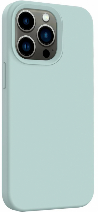 Silikonikotelo iPhone 15 Pro Max -puhelimelle, Minttu