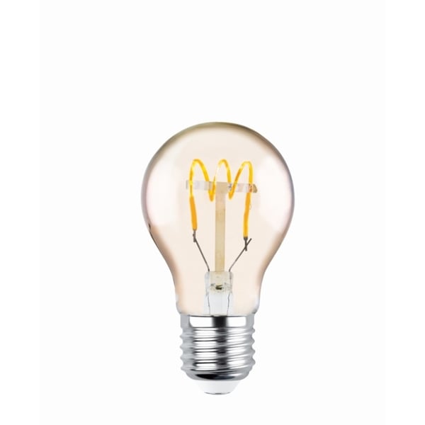 Forever Light Retro LED-pære med glødetråd i gull, E27 A60 4W 2000K 250lm Forever Light Retro LED-pære med glødetråd i gull, E27 A60 4W 2000K 250lm