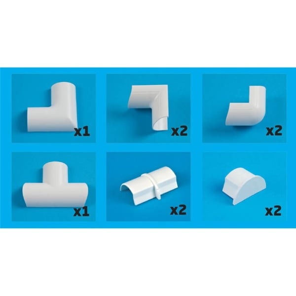 D-LINE Adapter Kit 20x10mm Hvit