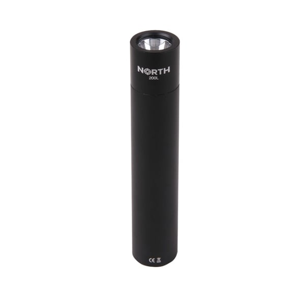 North Lommelykt 200 Lumen Svart Aluminium 2W