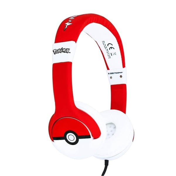 POKEMON Høretelefoner On-Ear Junior 85db/95db Pokeball