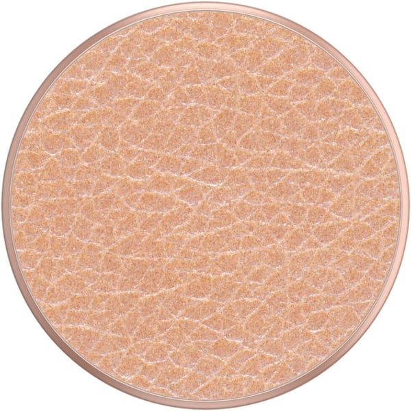PopSockets Pebbled Vegan Leather Rose Gold Avtagbart Grip med stativfunksjon Premium
