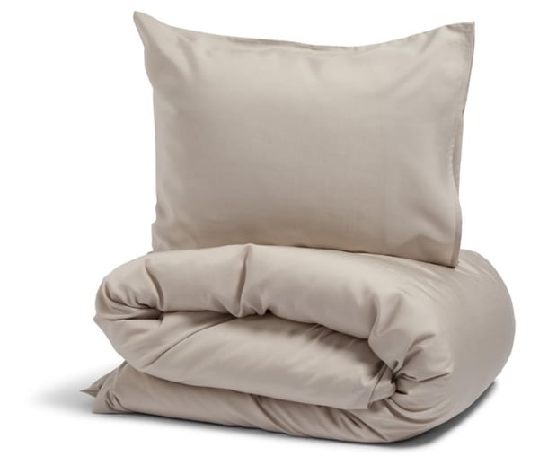 Nottingham sengesett King size, Satin, Sand