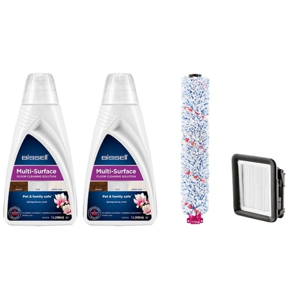 Bissell Rengøringsmiddel/Sæt Multi-Overflade 2 x 2L 1789L + Børsterulle + Filter