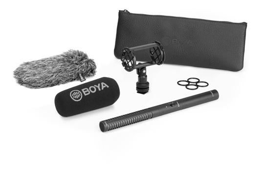 BOYA Mikrofon Shotgun Kort BY-PVM3000S Kondensator XLR