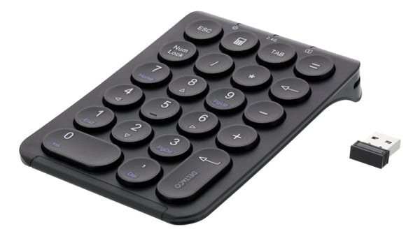 DELTACO TB-125 Trådlöst Numeriskt Tangentbord