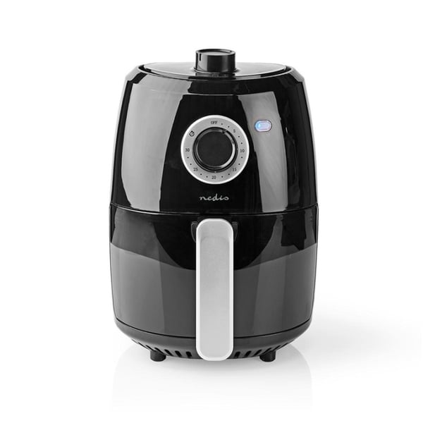 Nedis Hot Air Fryer | Timer: 0.5 h | Analog | Aluminium / Sort Nedis Hot Air Fryer | Timer: 0.5 h | Analog | Aluminium / Sort