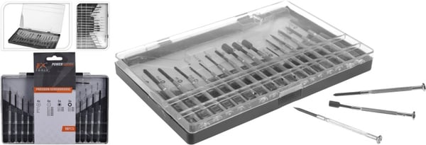 FX Tools, skruetrækkersæt, 16 dele
