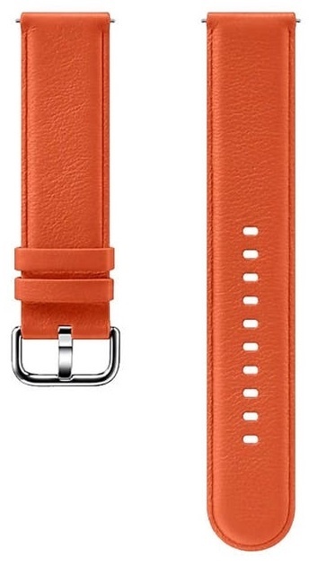 Samsung nahkaranneke Galaxy Watchille, oranssi