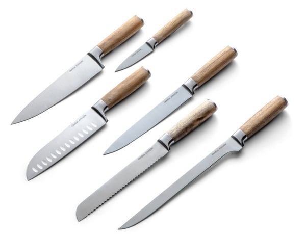 Orrefors Jernverk 6-pack Knivar Acacia