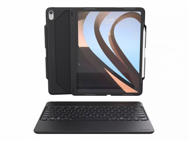 ZAGG Rugged book go for iPad Pro 11", nordisk layout, svart