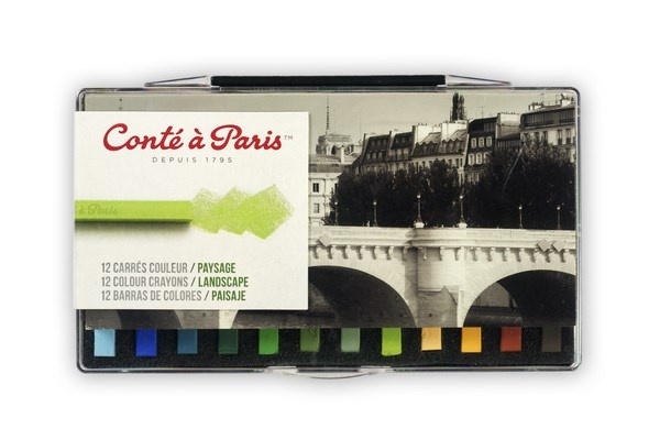 CONTE Plastic Box X12 Coloured Carres Lan