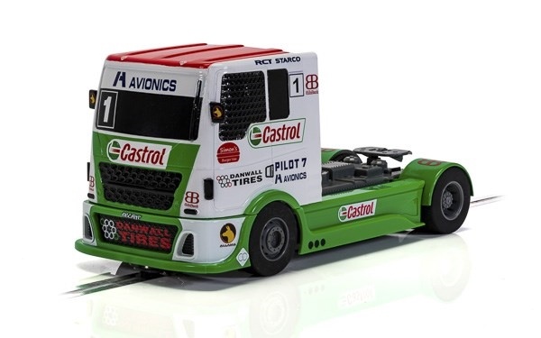 Racing Truck - Rød & Grønn & Hvit