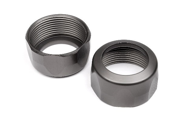 HPI Shock Cap 20X12Mm (Gunmetal (2/Pcs)