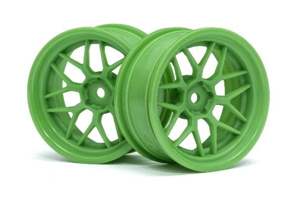 Tech 7-hjul grønn 52X26X+6Mm offset (2 stk.)
