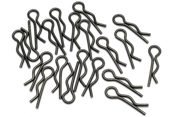 Kroppsklips (8 mm/sort/20 stk.)