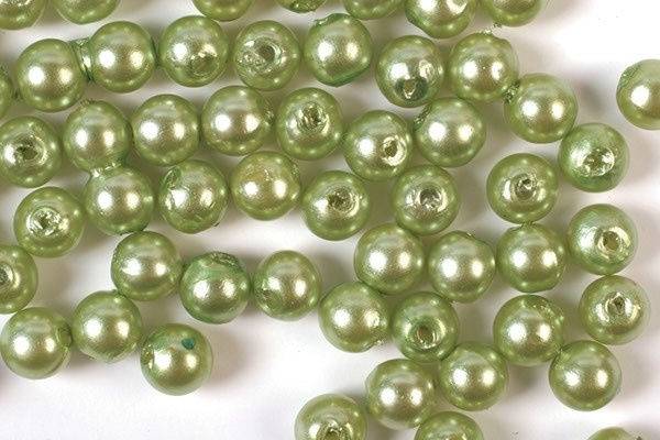 Plastperler 3 mm 500 g, Lime
