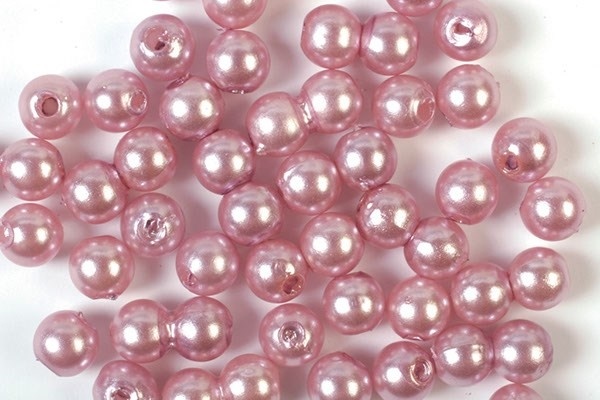 Plastperler 3 mm 500 g, lavendel