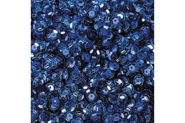 Paljetter 5mm 500g, Blå