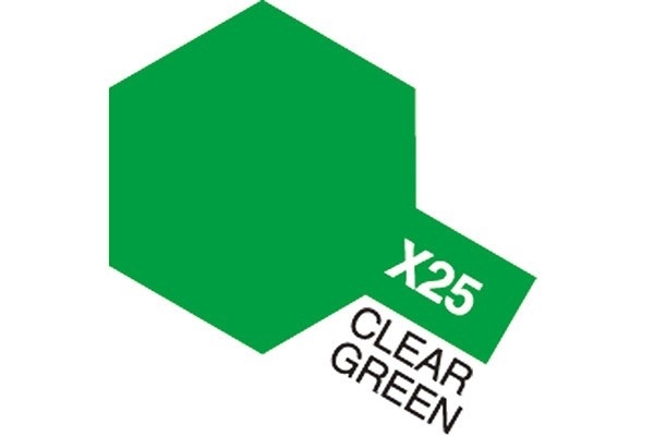 Akryl Mini X-25 Klar grøn