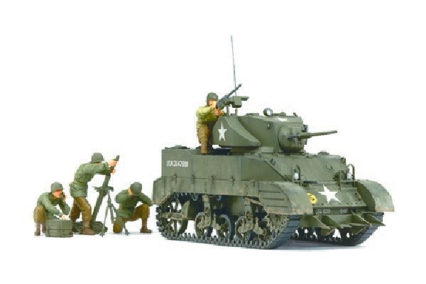 Tamiya 1/35 M5A1 w/4 figures