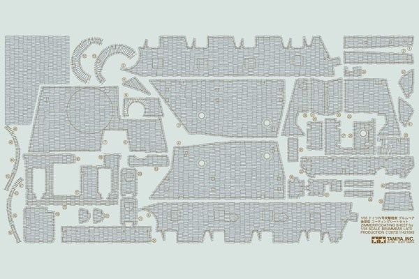 Tamiya 1/35 Brummbaer LP Zim Sheet