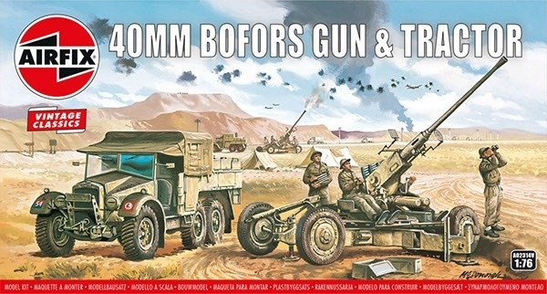 Airfix Bofors Våpen &amp; Traktor