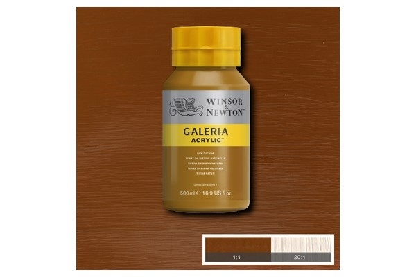 WINSOR Galeria Acrylic 500Ml Raw Sienna 552