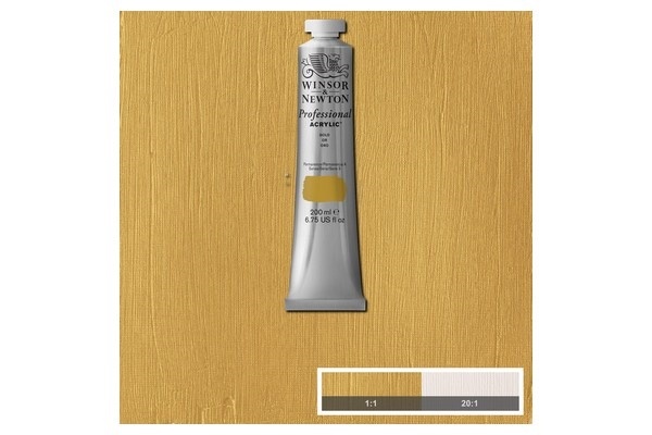 WINSOR Proff. acrylic 200ml gold 283