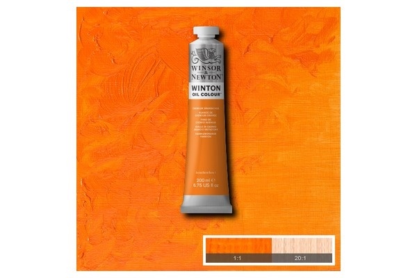 WINSOR Winton oil 200ml cadmium orange hue 090