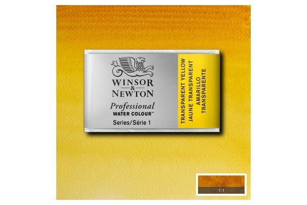 WINSOR Watercolour proff pan Transp. Yellow 653