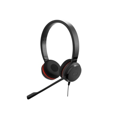 Jabra Evolve 30 II Headset Huvudband 3,5 mm kontakt Svart