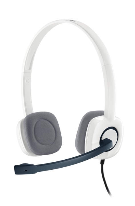 Logitech H150 Hodesett hodebøyle hvit