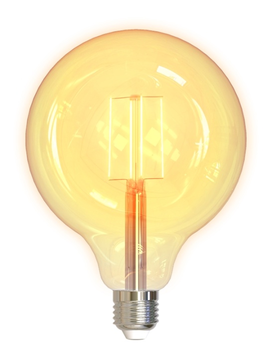 DELTACO SMART HOME FILAMENT LED-lampa, E27, WiFI, 5.5W, 1800K-6500K
